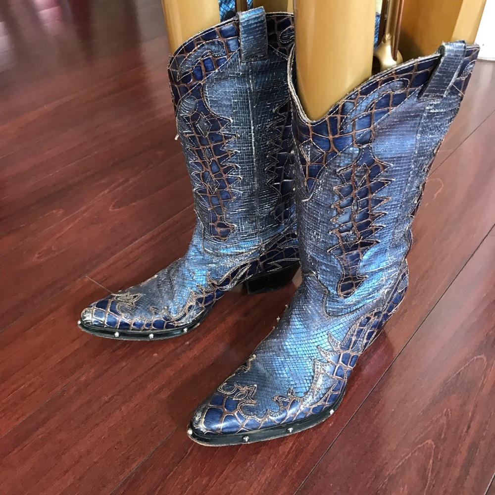 Alternatives Distressed Leather Boots 37EU